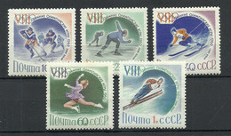 RUSSIA Russland 1960 Michel 2317 - 2321 MNH Sport Olympic Games - Inverno1960: Squaw Valley