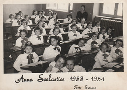 13464.  Fotografia Vintage Ricordo Scuola Aa 1953/1954  - 18x13 Foto Suriano Roma - Persone Anonimi
