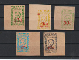 Early North Vietnam  1952 Fantasy Stamps Of HO CHI MINH  For Reference - Vietnam