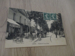 CPA 34 Hérault Lunel Boulevard Victor Hugo Beau Plan Commerces Bar Café Coiffeur - Lunel