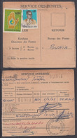 Ca0139 ZAIRE 1974, Interpol & Mobutu Stamps On Bunia Mandat Postal - Gebruikt