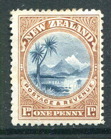 New Zealand 1898 Pictorials - No Wmk. - 1d Lake Taupo HM (SG 247) - Nuovi