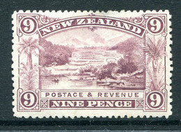 New Zealand 1898 Pictorials - No Wmk. - 9d Pink Terrace HM (SG 256) - Unused Stamps