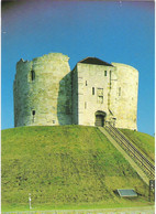 CLIFFORD'S TOWER, YORK, YORKSHIRE, ENGLAND. UNUSED POSTCARD   Gv1 - York