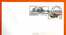 61 CHAMBOIS    LA VICTOIRE     ( Timbre Concordant )   1994  Lettre Entière N° JKL 499 - Mechanical Postmarks (Advertisement)