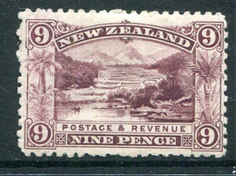 New Zealand 1899-03 Pictorials - No Wmk. - P.11 - 9d Pink Terrace HM (SG 267) - Nuovi