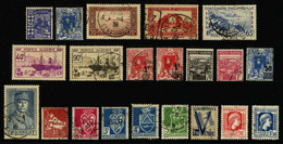 FRANCE COLONIE - ALGERIE - LOT DE 21 TIMBRES DIFFERENTS OBLITERES - Colecciones & Series