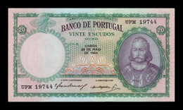 Portugal 20 Escudos 1954 Pick 153a(8) SC UNC - Portugal