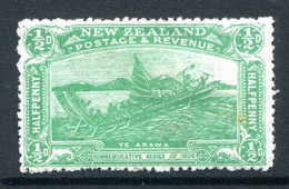 New Zealand 1906 Christchurch Exhibition - ½d Maori Canoe HM (SG 370) - Nuevos