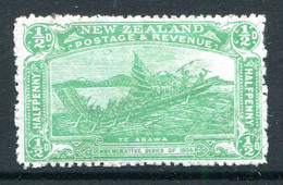 New Zealand 1906 Christchurch Exhibition - ½d Maori Canoe HM (SG 370) - Unused Stamps