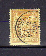 FRANCE     Oblitérés   Type Sage    Y. Et T.  N° 92    Cote: 5,00 Euros - 1876-1898 Sage (Tipo II)