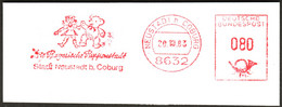 Freistempel 1983 " Puppe & Teddy Doll Poupee & Peluche Teddybear Urs " Cachet Frankotype Meter Mark - Poupées