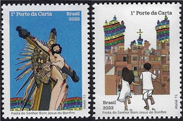 BRAZIL 2022  -  Our Lord Jesus Of Bonfim - Religious Festival At City Of Salvador, Bahia  - 2 Values -  MINT - Nuovi