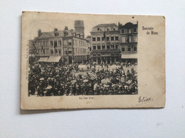 Carte Postale Ancienne (1907) Souvenir De Mons Le Car D’or - Mons