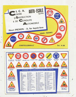 Carte De Visite , Auto-Ecole ,CICA, Henri Pichon, 86, CHATELLERAULT , 2 Scans, Vienne - Cartes De Visite