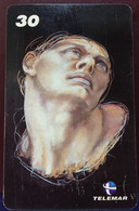 Phone Card Manufactured By Telemar In 2000 - Series Figurative - Crucifixion - Painting