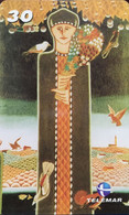 Phone Card Manufactured By Telemar In 2001 - Series Sacrossanto - Santa Luzia Com Aves E Flores - Cultural