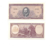 Chile 1 Escudo ND 1964 P-136 UNC - Cile