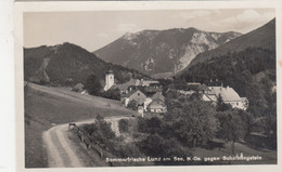 A8400) LUNZ Am SEE Gegen Scheiblingstein - Straße Häuser KIRCHE ALT !! 1936 - Lunz Am See