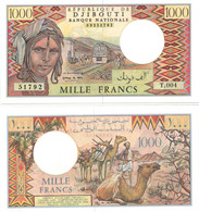 Djibouti 1000 Francs Colorful UNC P-37 - Dschibuti