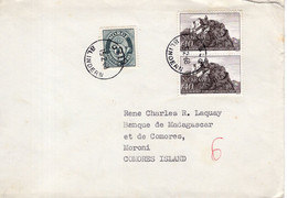 Norvegia (1968) - Busta Per Le Isole Comore - Brieven En Documenten