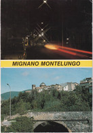 Saluti Da Mignano Monte Lungo (Caserta) - 2 Vedute - Anni '80 - Caserta