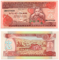 Ethiopia 10 Birr 1991 P-43 UNC - Ethiopie