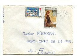 TOGO 1979 - Affranchissement Sur Lettre - Peinture Toulouse Lautrec / Croix Rouge - Impressionismus