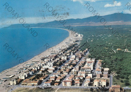 CARTOLINA  MARINA DI GROSSETO,TOSCANA,VEDUTA AEREA,SPIAGGIA,MARE,ESTATE,STORIA,BELLA ITALIA,RELIGIONE,VIAGGIATA 1967 - Grosseto