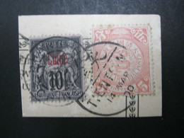 1900 , Briefstück Mit Mischfrankatur - Brieven En Documenten