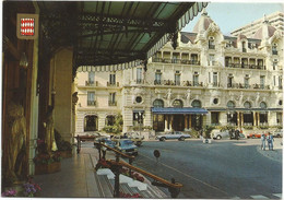 AB1619 Monaco - Hotel De Paris Depuis Le Perron Du Casino De Monte Carlo - Auto Cars Voitures / Non Viaggiata - Hôtels