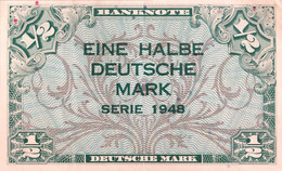 Germany Federal Republic 1/2 Mark, P-1a/Ro.230/WBZ-1 (1948) - Extremely Fine - 1/2 Mark