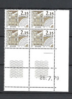 CD398 Coin Daté Préoblitéré Cathédrale D'amiens YT 165  Tirage  Du  26-07-1979  Neuf ** - Vorausentwertungen