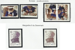 GROENLAND ANNEE 2015 N° 676 677 678 679 674 675 Europa Jouet Oblitérés - Used Stamps