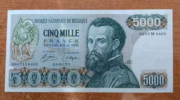 Belgium - Belgique - 5.000 5000 Francs Vesalius Vesale 20-07-1977 -Très Beau Billet ! Expédition Uniquement Vers L'UE ! - 5000 Francos