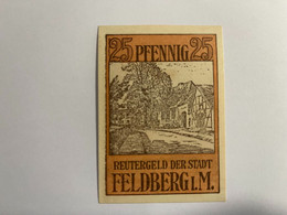 Allemagne Notgeld Feldberg 25 Pfennig - Collections