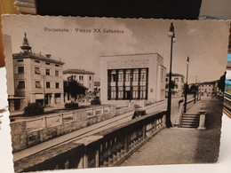 Cartolina Pordenone Piazza XX Settembre 1953 - Pordenone