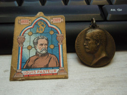 Médaille Louis PASTEUR Et Journée L. PASTEUR 1822-1922 - Andere