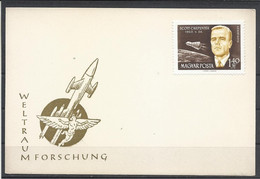 Hungary, "Weltraum Forschung", Space-Exploration, Scott Carpenter, Airmail Stamp, 1962. - Lettres & Documents