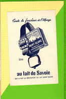 BUVARD & Blotting Paper : Au Lait De SAVOIE - Produits Laitiers