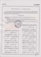 BRESIL - Document Notice Philatélique 1981 - Vignette D'affranchissement N°8 - Lettres & Documents