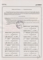 BRESIL - Document Notice Philatélique 1981 - Vignette D'affranchissement N°12 - Lettres & Documents