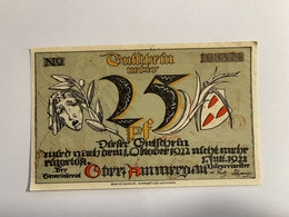 Allemagne Notgeld Oberammergau 25 Pfennig - Collections