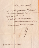 Vieille LETTRE écrite à  84  APT   Le 11 Décembre 1843    Pour 13 AIX EN PROVENCE - Manuscripts