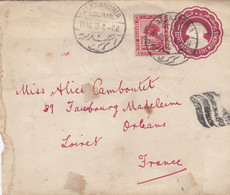 COVER EGYPT. ALEXANDRIA TO FRANCE    /   2 - 1915-1921 Protectorat Britannique