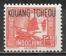 Kwangchowan 1937. Scott #101 (MH) Junk - Unused Stamps
