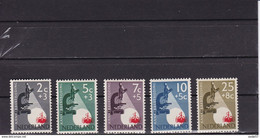 Kankerbestrijding Cancer Krebs NVPH 661-665 (Mi 662-666) 1955 Ongebruikt / MH / * - Unused Stamps