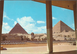 Delcampe - GIZA , The Sphinx And The Pyramids Of Cheops And Chephren ; الجيزة وأبو الهول وأهرامات خوفو وخفرع - Gizeh