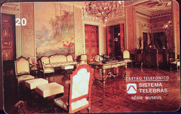 Phone Card Manufactured By Telebras In 1996 - Series Museums - Museum Of The Republic Of Rio De Janeiro - Venetian H - Ontwikkeling