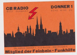 AK 037275 QSL - Germany - Offenbach - Radio